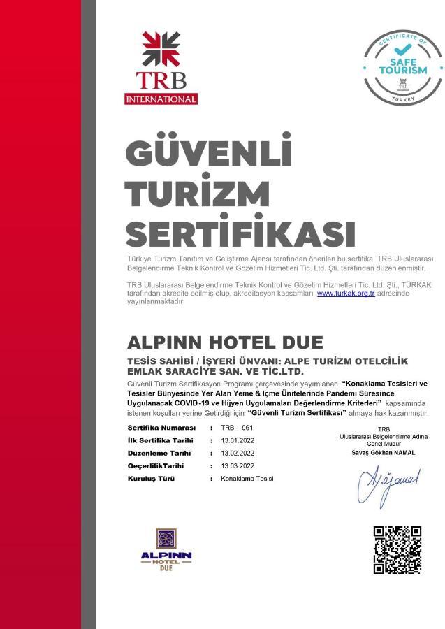 Alpinn Hotel Due Истанбул Екстериор снимка